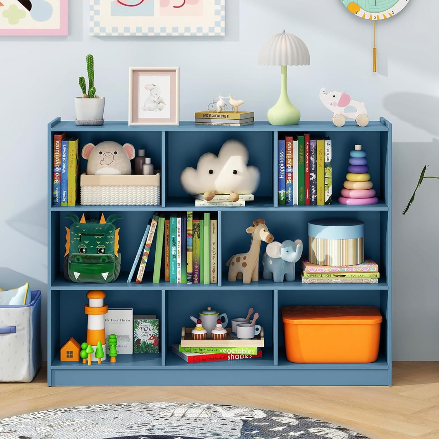 Toy Storage Organizer, 5 Cubby - Bookshelf 5 Tier 评论和价格