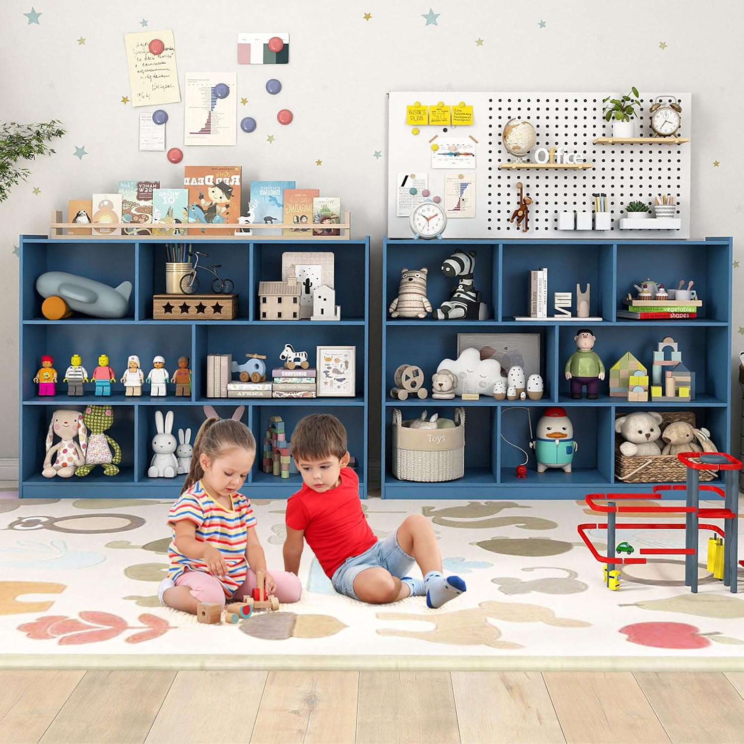 Toy Storage Organizer, 5 Cubby - Bookshelf 5 Tier 评论和价格