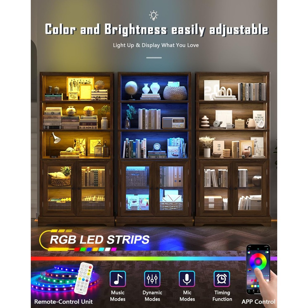 5-Tier Bookshelf with Colorful - Bookshelf 5 Tier 评论和价格