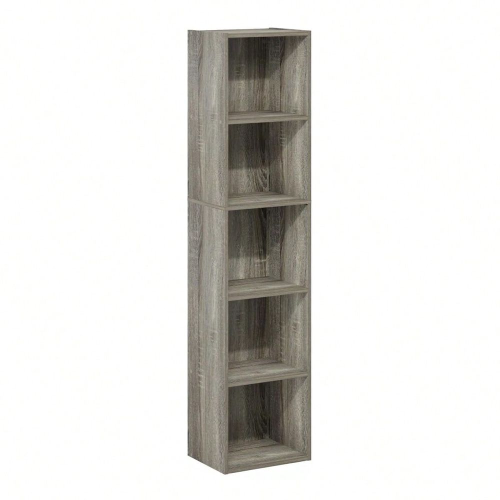 Modern 5‑Tier Cube Bookshelf W - Bookshelf 5 Tier 评论和价格