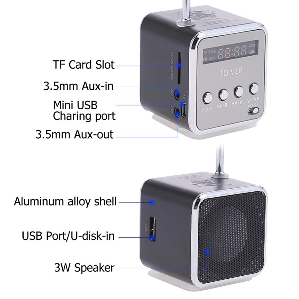 Portable Mini FM Radio Micro T - Adjustable Laptop Table 评论和价格