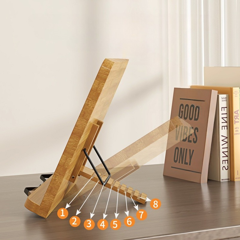 Wooden Reading Book Stand, Mul - Adjustable Laptop Table 评论和价格