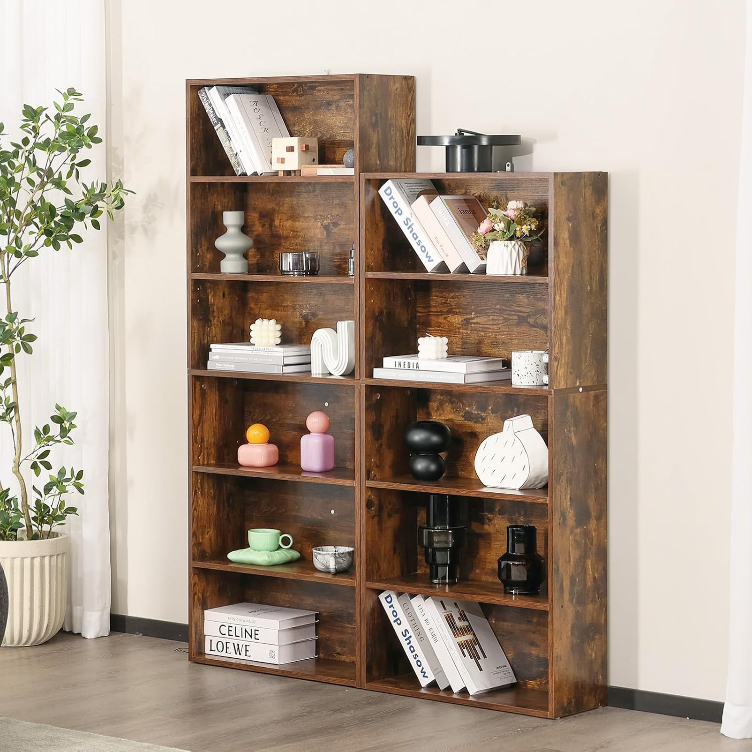 5-Tier Adjustable Book Shelf,  - Bookshelf 5 Tier 评论和价格