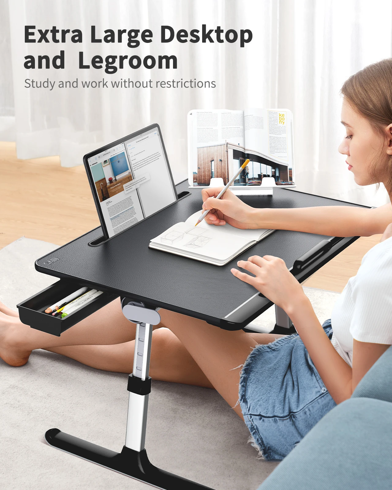 Table Bed Study Angle Adjustab - Adjustable Laptop Table 评论和价格