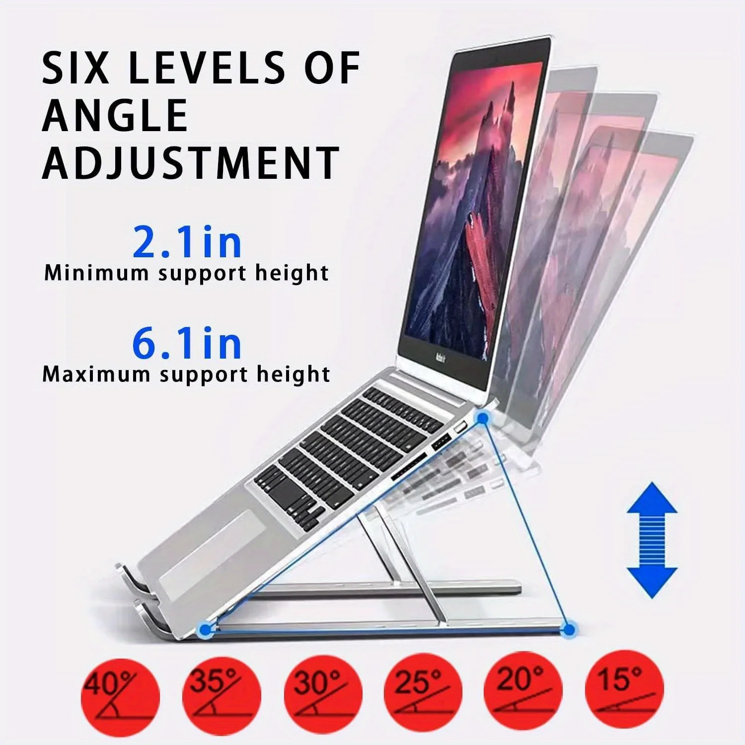 Adjustable Aluminum Laptop Sta - Adjustable Laptop Table 评论和价格