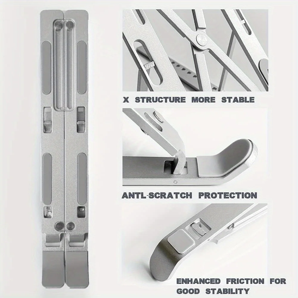 Adjustable Aluminum Laptop Sta - Adjustable Laptop Table 评论和价格