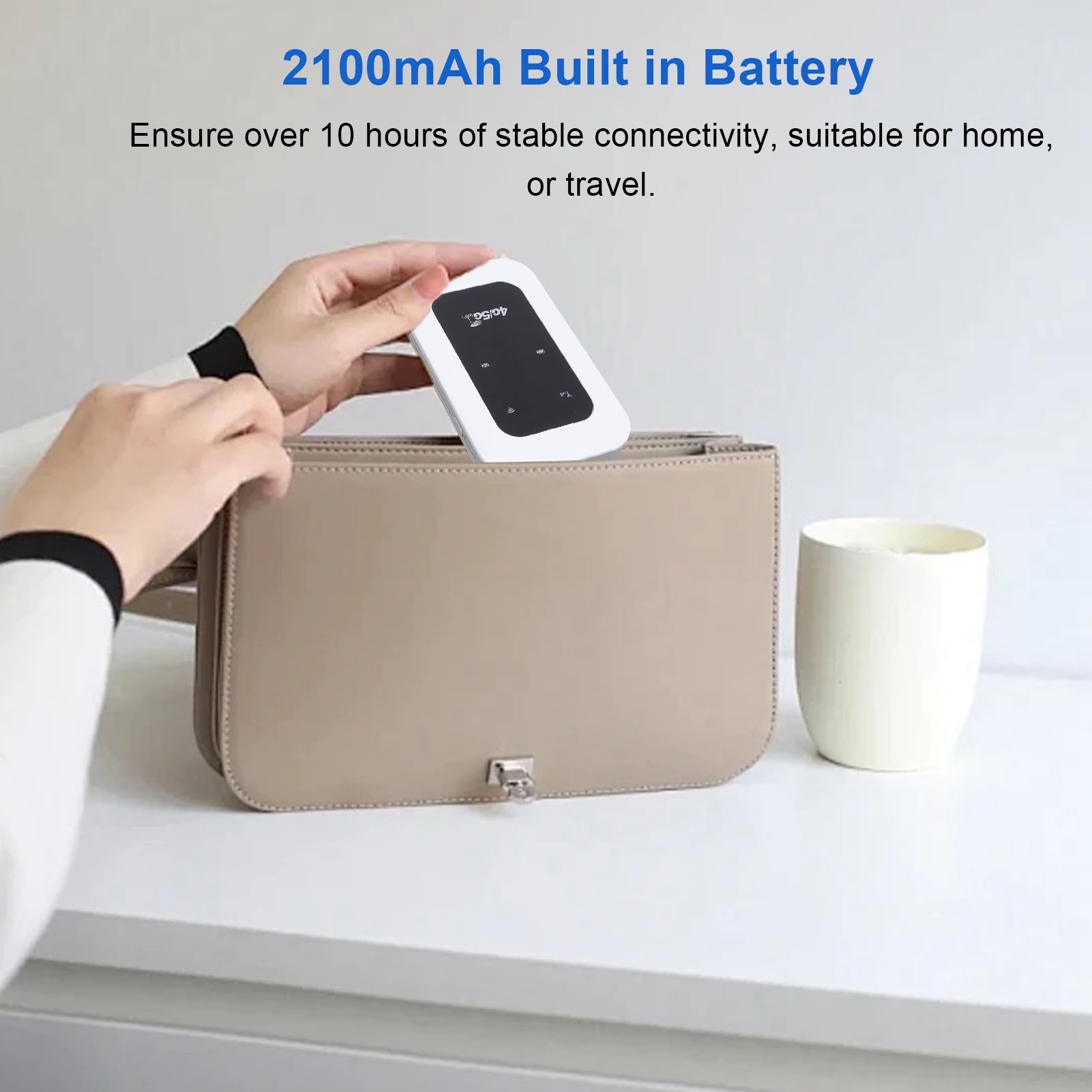 Portable 4G WiFi Hotspot 300Mb - Adjustable Laptop Table 评论和价格