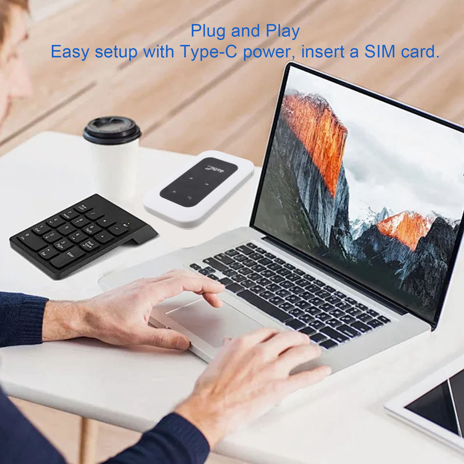Portable 4G WiFi Hotspot 300Mb - Adjustable Laptop Table 评论和价格