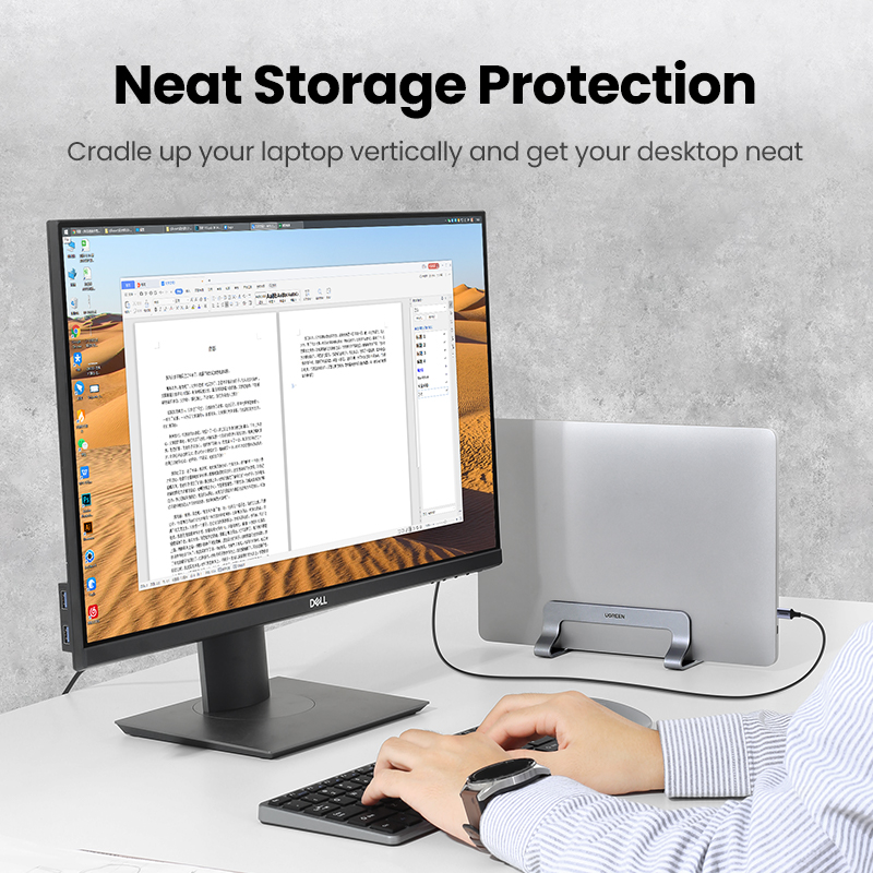 UGREEN Vertical Laptop Stand H - Adjustable Laptop Table 评论和价格