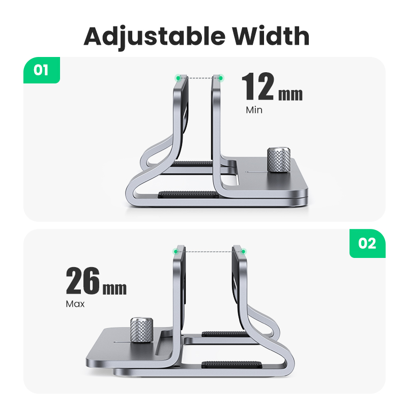 UGREEN Vertical Laptop Stand H - Adjustable Laptop Table 评论和价格