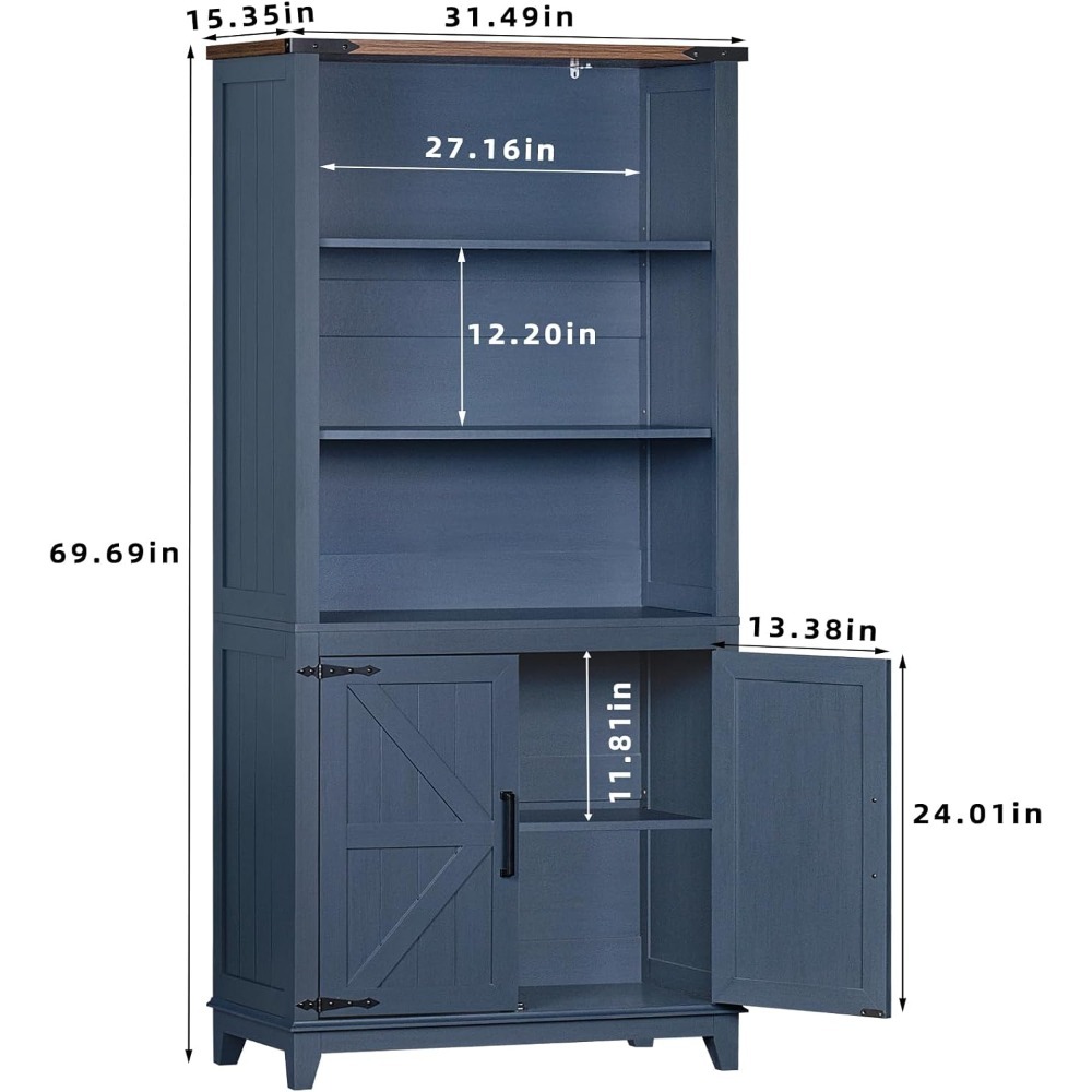 5 Tier Tall Bookshelf with Bar - Bookshelf 5 Tier 评论和价格
