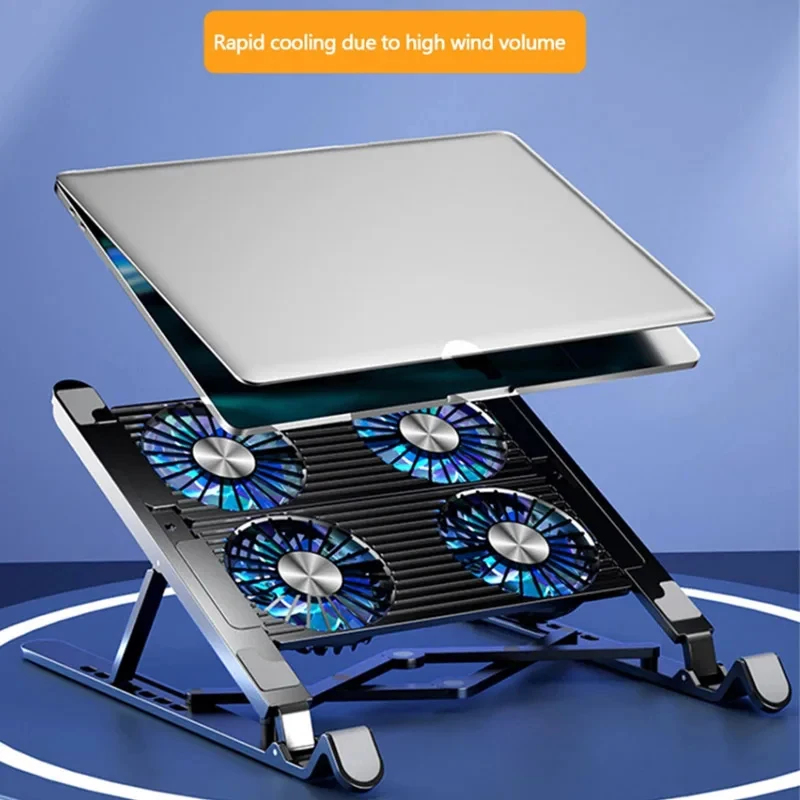 New Laptop Cooler Base Stand F - Adjustable Laptop Table 评论和价格