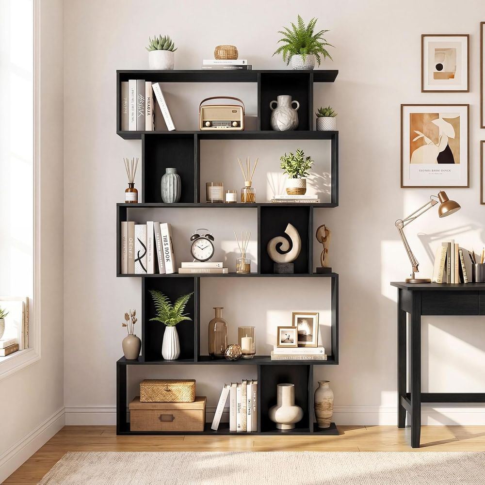 5-Tier, 10-Cube Bookshelf with - Bookshelf 5 Tier 评论和价格