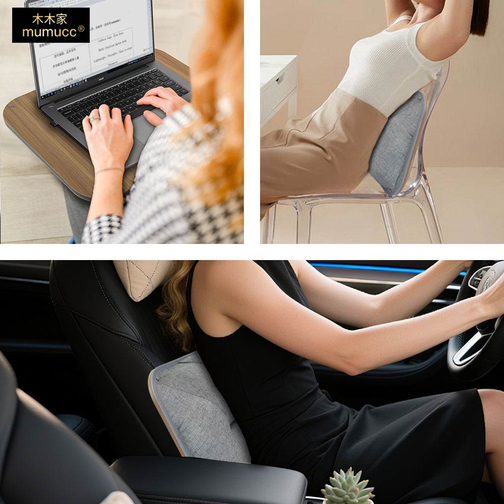 Mumucc's Laptop Desk With Lumb - Adjustable Laptop Table 评论和价格