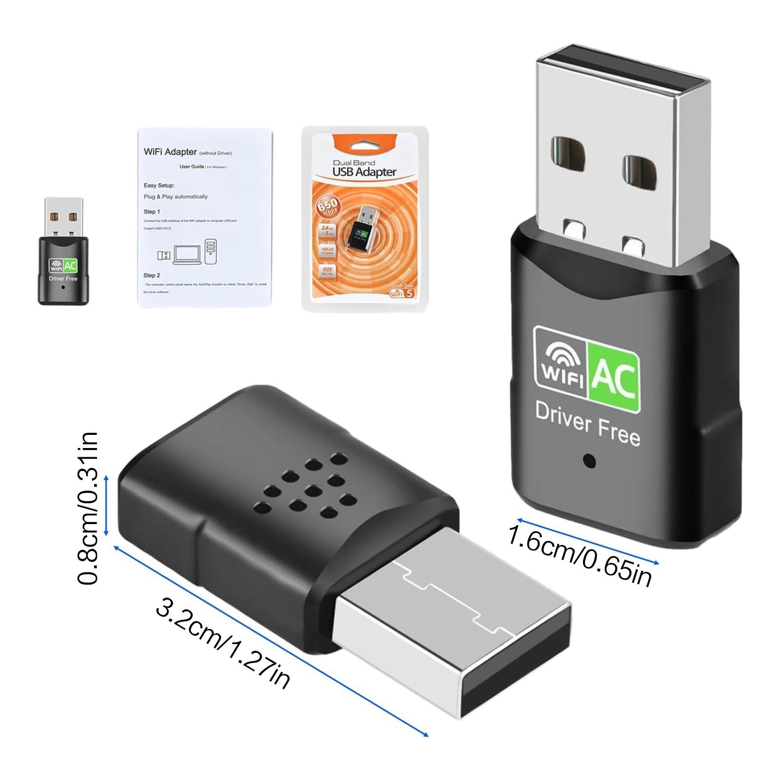 AC600 USB WiFi Adapter, Dual B - Adjustable Laptop Table 评论和价格